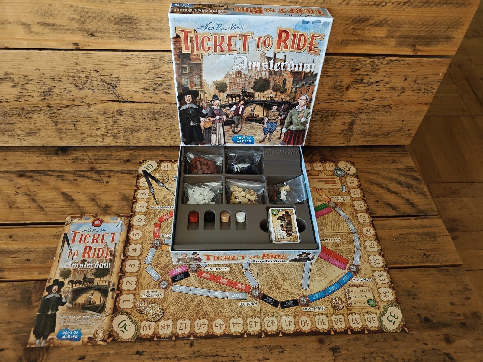 3 X Ticket to Ride., Days of wonder., Days of wonder., Ophalen of Verzenden, Zo goed als nieuw