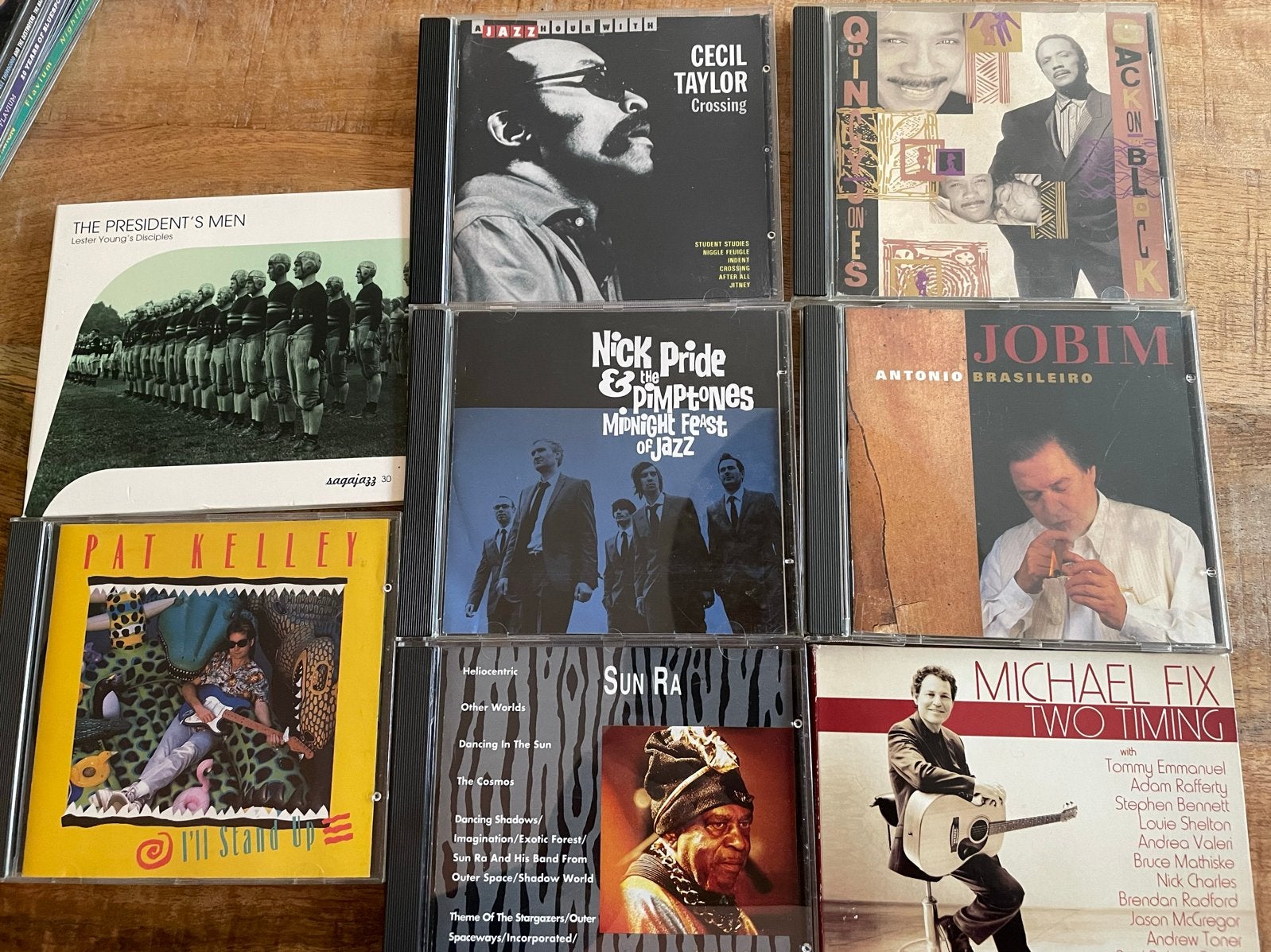 8 Jazz CD Collectie - Sun Ra, Jobim & more, Ophalen, Gebruikt, Jazz, Album
