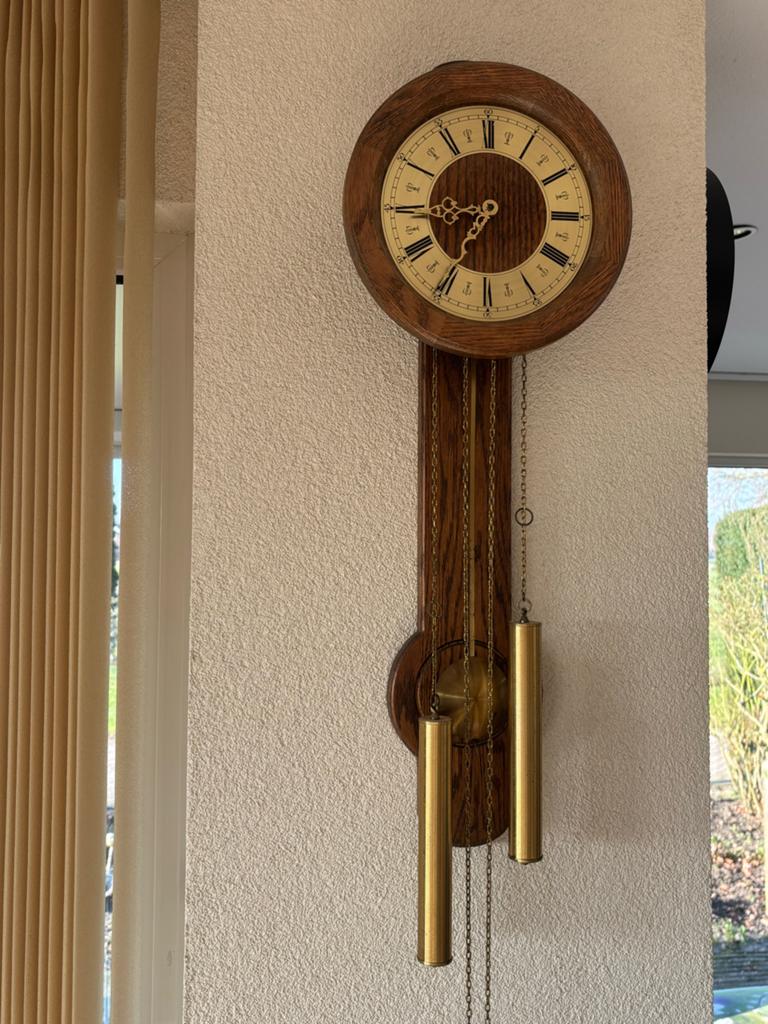 Wandklok, FHS Hermle, Ophalen