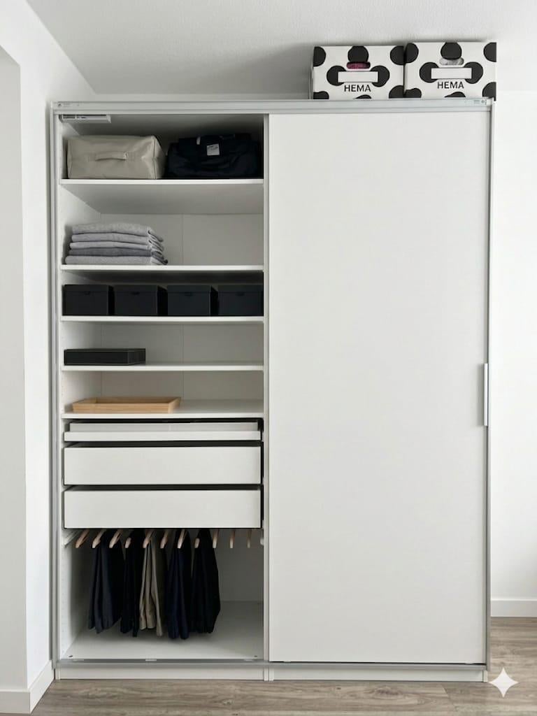 PAX kledingkast schuifdeur 150x236 cm - zo goed als nieuw, Ophalen, Zo goed als nieuw, 50 tot 75 cm, 200 cm of meer