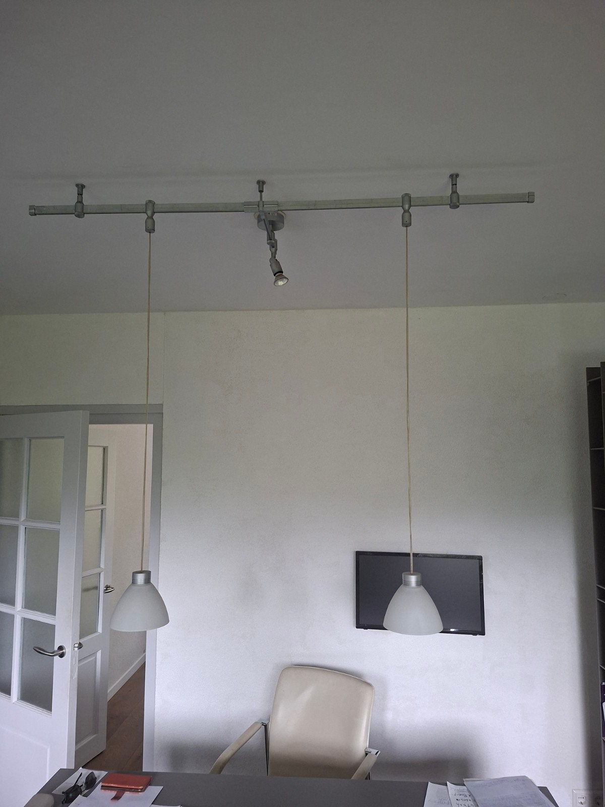 Oligo hanglampenset, Ophalen, Gebruikt, Glas