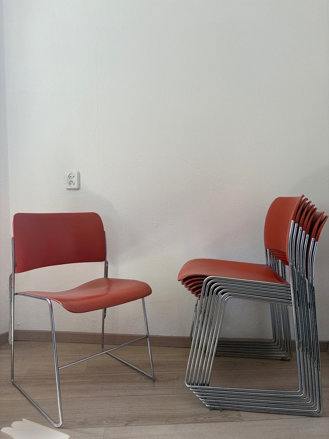 GF business 40/4 1974 (8 chairs), Ophalen, Gebruikt, Overige materialen, Vintage