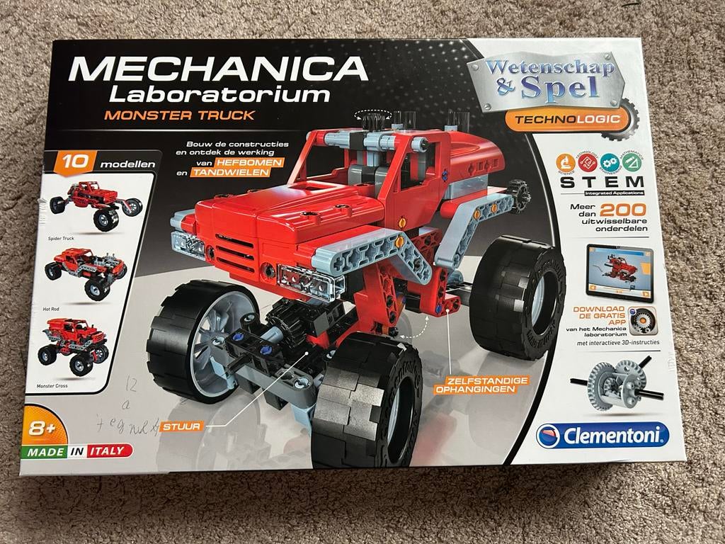 Mechanica Laboratorium Monster Truck - 10 modellen, Ophalen of Verzenden, Zo goed als nieuw, Bouwen