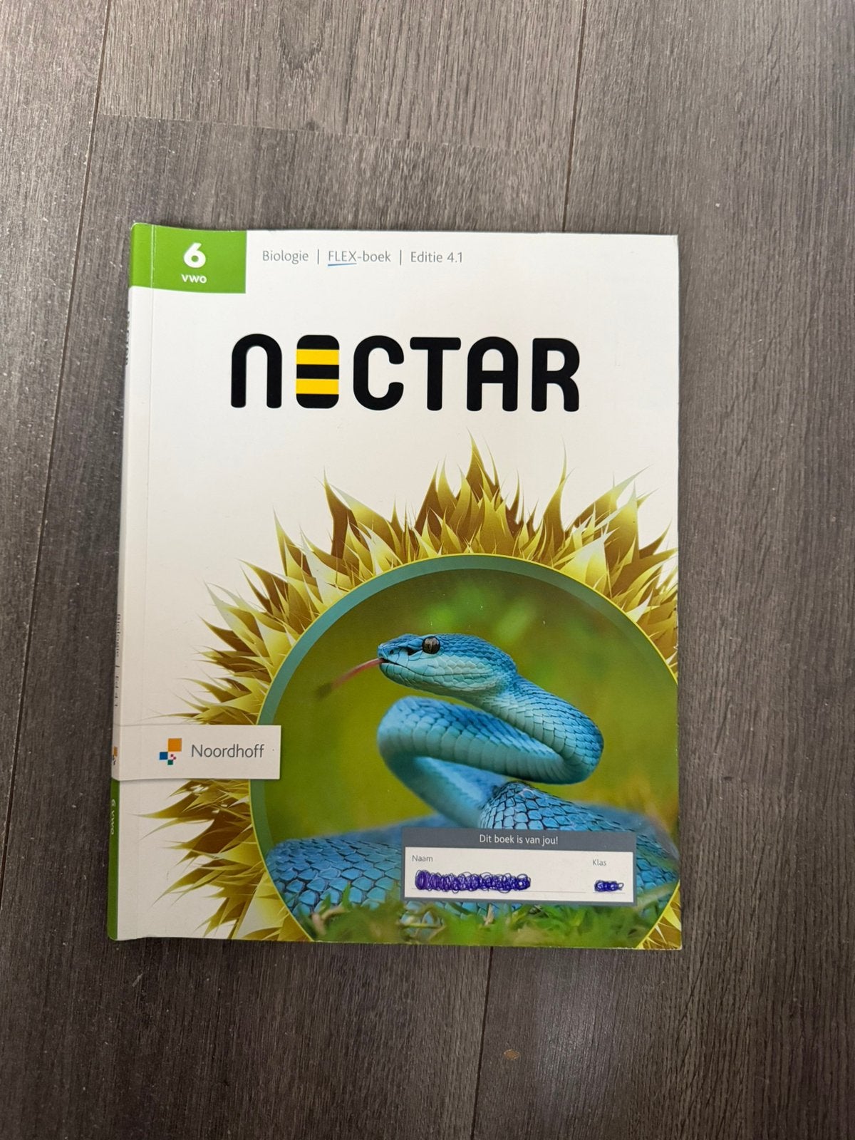 Nectar biologie flexboek editie 4.1, Ophalen, Zo goed als nieuw, VWO, Biologie