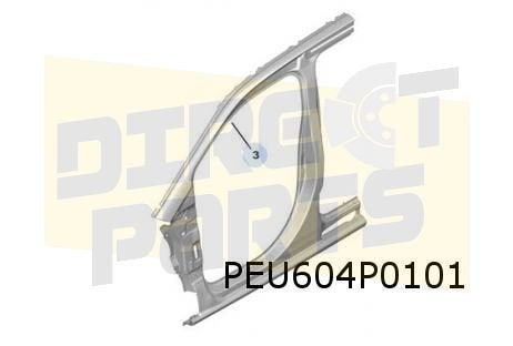 Citroen Berlingo (1/19-) (K9) Fiat Doblo (10/22-) (K9) Opel, Auto-onderdelen, Carrosserie en Plaatwerk, Verzenden, -, Nieuw, Spatbord