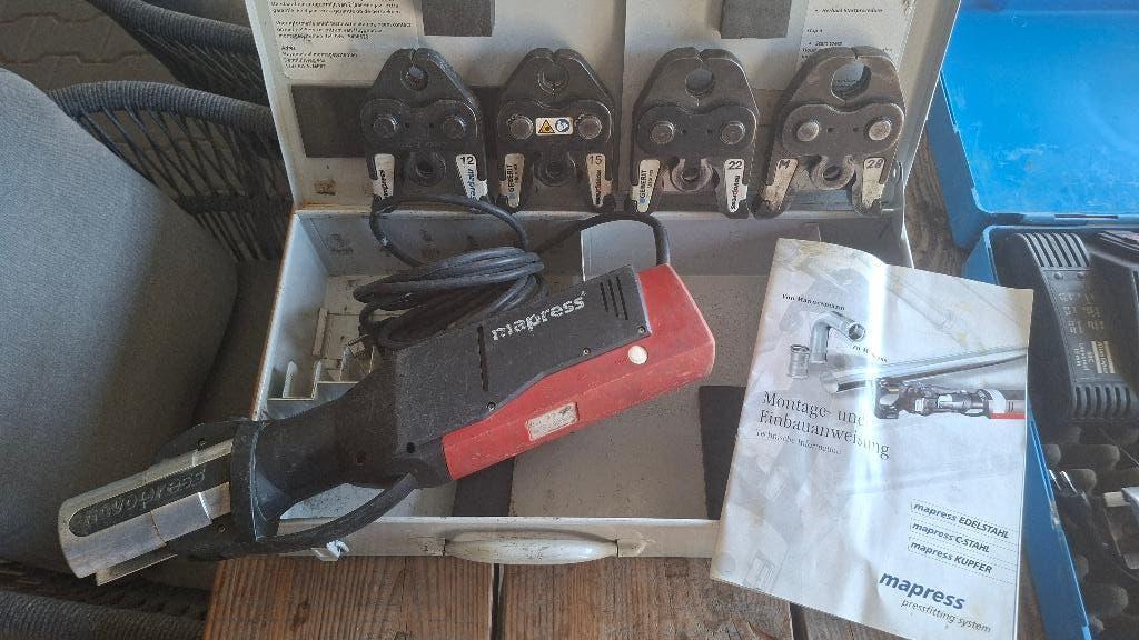 2x Novopress Geberit Aco 1 en Eco 1 Persmachine perstang, ., Ophalen of Verzenden, Zo goed als nieuw, .