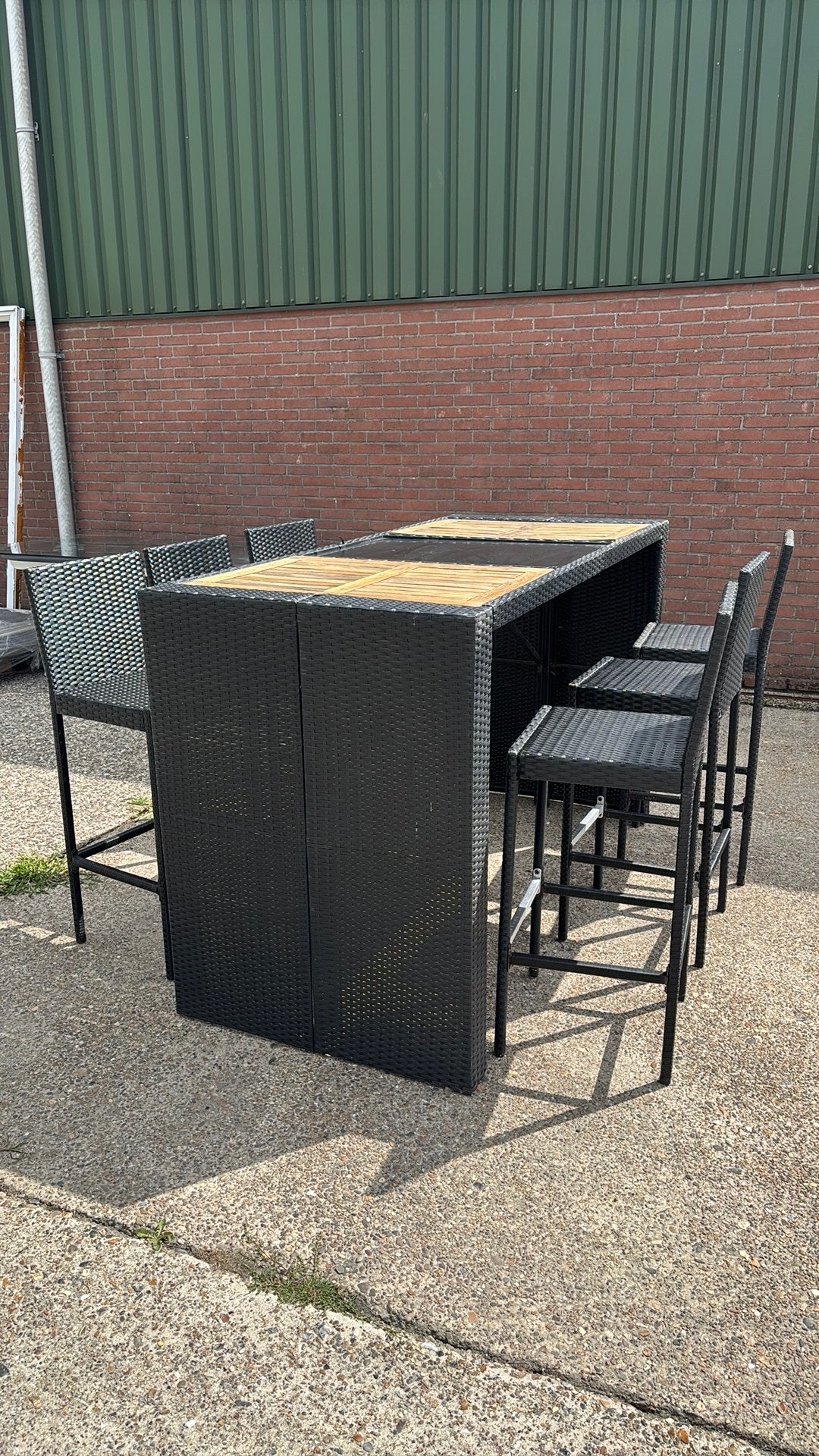 Tuinset hoog, Ophalen, 6 zitplaatsen, Tuinset