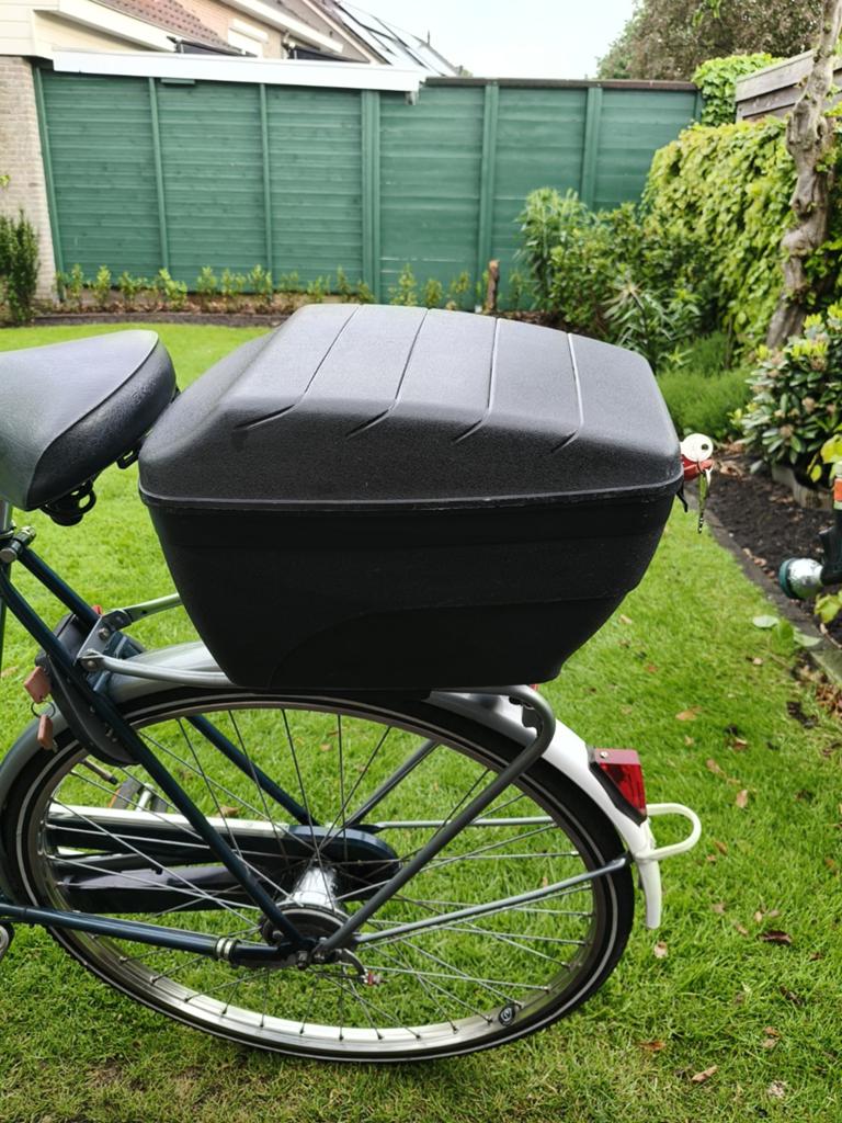 Fietskoffer / Fiets Topkoffer met slot, Ophalen, Gebruikt, Onbekend