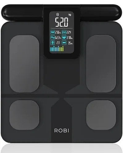 Robi S15 Digitale Personenweegschaal met Lichaamsanalyse, Minder dan 10 kg, Nieuw, Ophalen of Verzenden, Digitaal