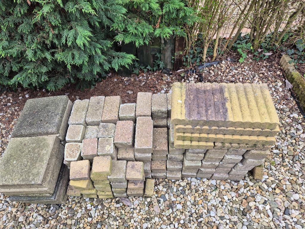 Stenen, Tuin en Terras, Ophalen, Gebruikt