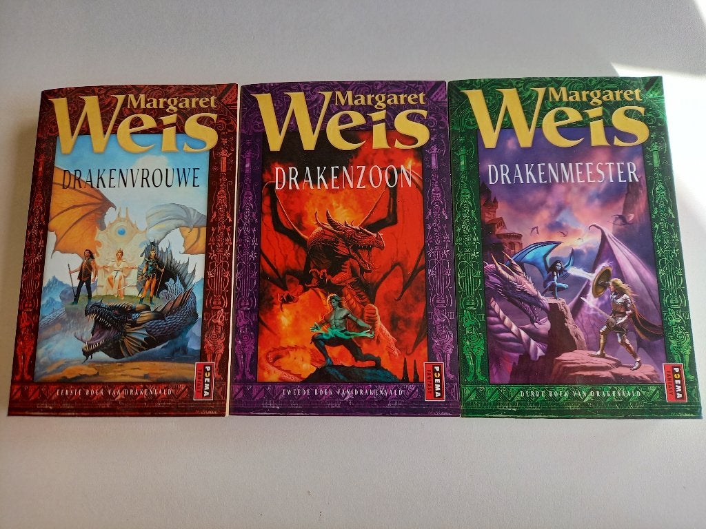Margaret Weis: Drakenvald trilogie (Poema), Ophalen of Verzenden, Zo goed als nieuw