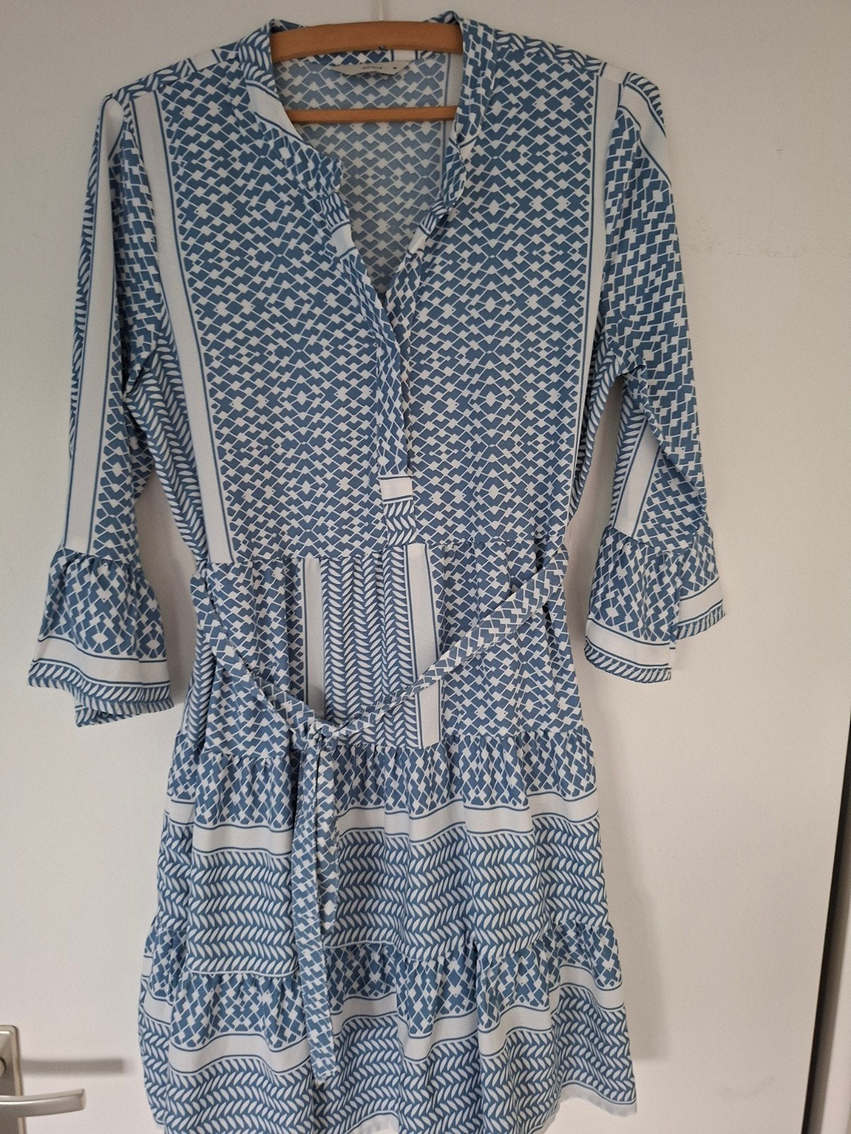Esprit Pigalle Tuniek Jurk M L, Kleding | Dames, Jurken, Maat 38/40 (M), Blauw, Ophalen of Verzenden, Zo goed als nieuw