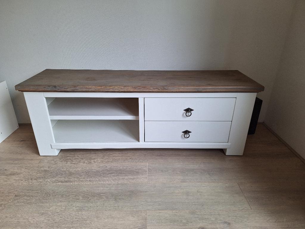 Set salontafel en tv-meubel, Ophalen, Gebruikt, 100 tot 150 cm, Minder dan 100 cm