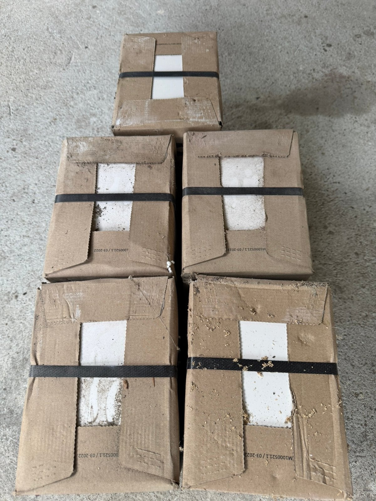 Mosa wandtegels 15x20 wit 0490, Ophalen, Minder dan 5 m², Wandtegels, Keramiek