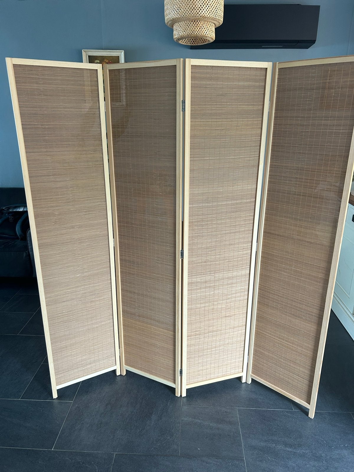 Bamboe Kamerscherm / Roomdivider 173/174 hoog, 160 breed, Ophalen, Zo goed als nieuw