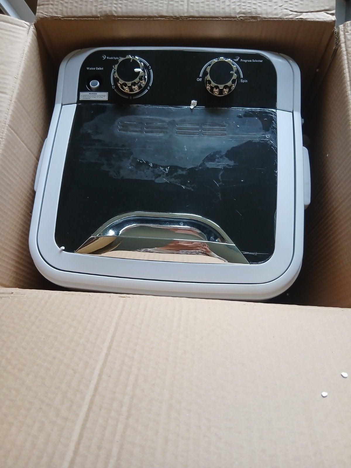 mini wasmachine, 4,6 kg,wit, merk:watrr Intel, Dieren en Toebehoren, Ophalen