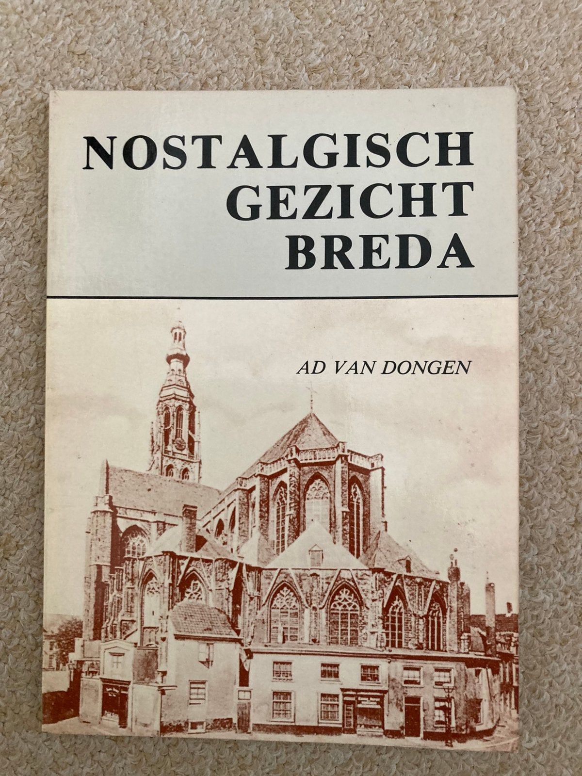 Dongen, Ad van, Nostalgisch gezicht Breda, 80pp., mooi!, Ophalen of Verzenden, 20e eeuw of later, Zo goed als nieuw, Ad van Dongen