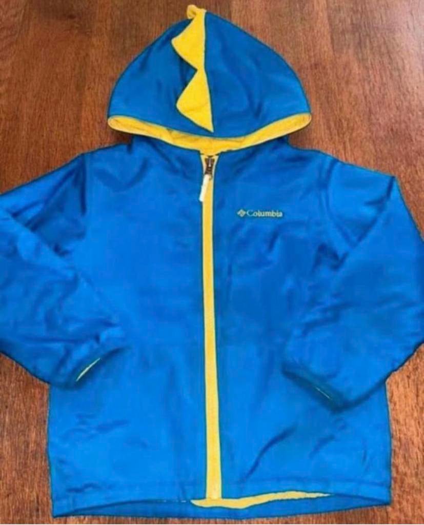 Jas tussenjas blauw mt 98-104 draken, Ophalen of Verzenden, Zo goed als nieuw, Jongen, Jas