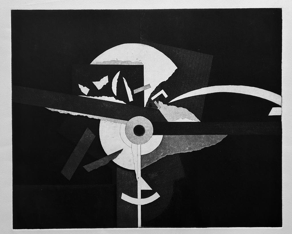 Ets kunstenaar onbekend  ZOMEROPRUIMING, Antiek en Kunst, Kunst | Litho's en Zeefdrukken, Origineel, Verzenden, Ets