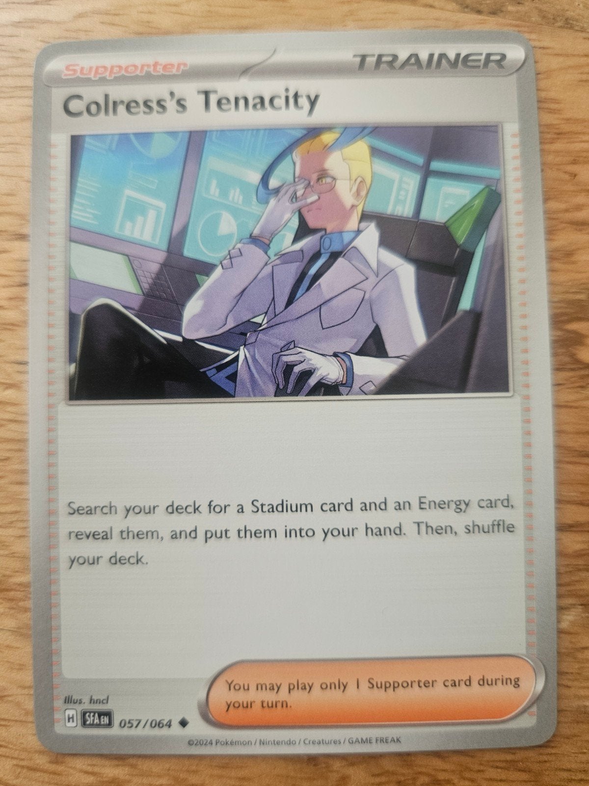 Colress's Tenacity Trainer Kaart Pokémon TCG, Ophalen of Verzenden, Zo goed als nieuw, Losse kaart