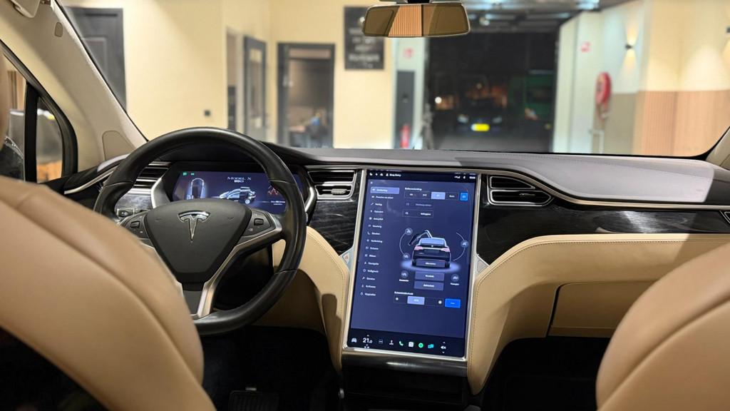 Tesla Model X 90D 7P.| FREE SUPERCHARGING LIFETIME SC01|MCU2, Auto's, Tesla, Automaat, Model X, Gebruikt, Beige