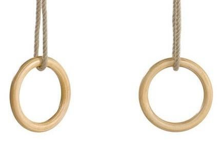 TURNRINGEN grote keus kunststof of houten ook ringtrapeze, Ophalen, Nieuw, Schommel