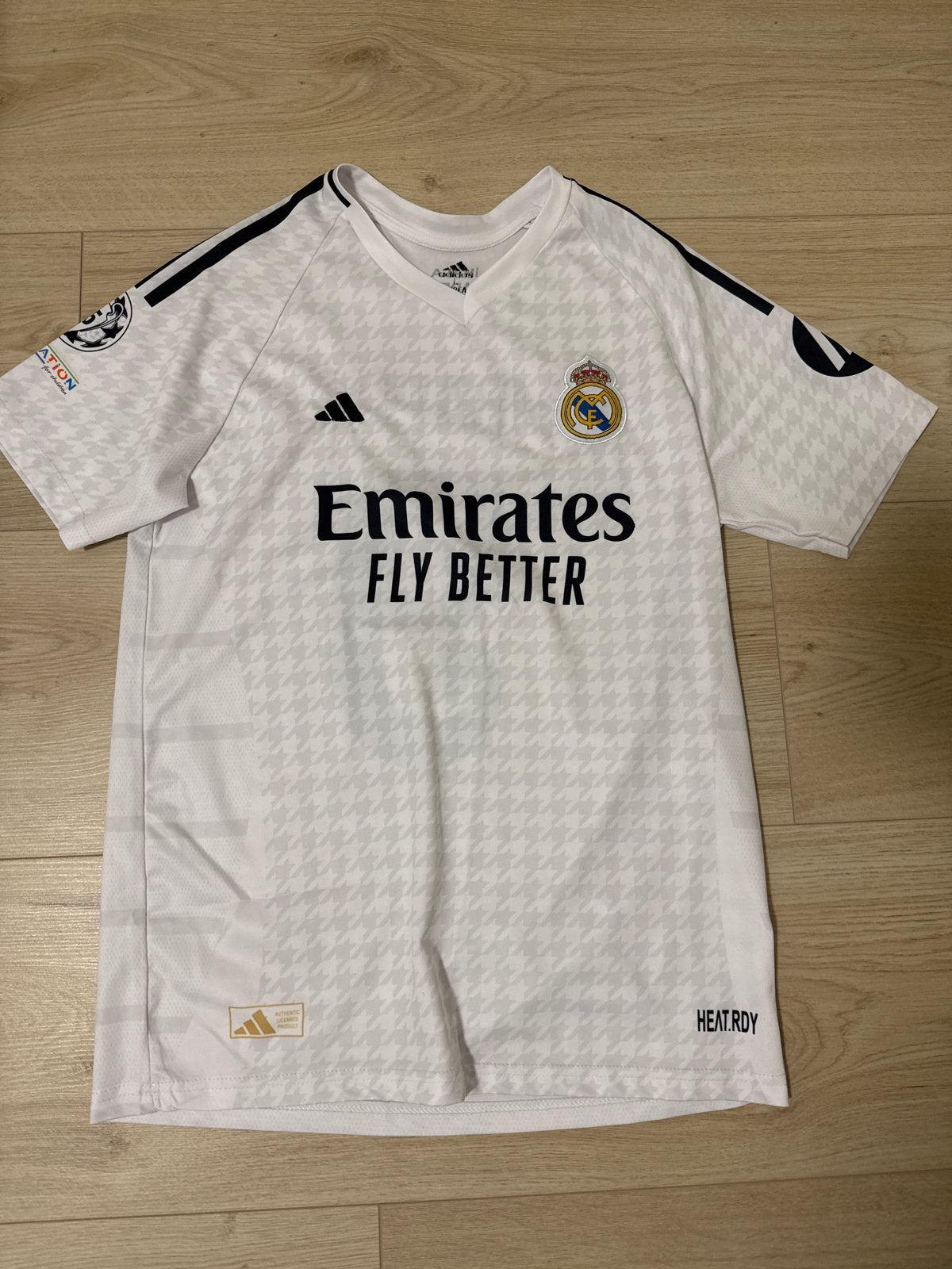 Real Madrid Mbappé voetbalshirt, Maat L, Ophalen of Verzenden, Gebruikt, Shirt