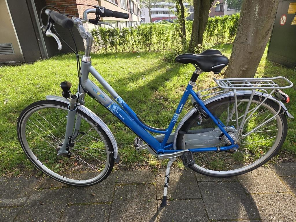 Rivel damesfiets met 7 versnellingen en naafdynamo., Overige merken, Versnellingen, Ophalen of Verzenden, 53 tot 56 cm