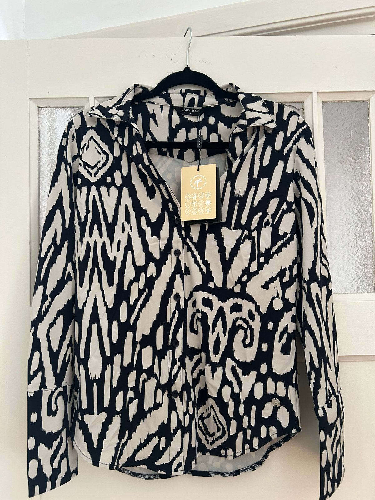 Lady Day blouse maat S nieuw met kaartje, Kleding | Dames, Ophalen of Verzenden, Nieuw, Maat 38/40 (M), Zwart