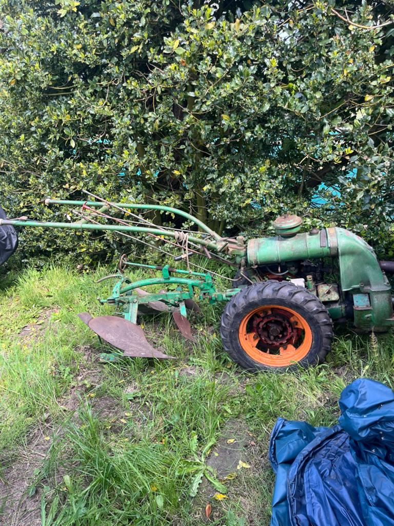 Nostalgische ploeg, Tuin en Terras, Grasmaaiers, Gebruikt, Ophalen of Verzenden