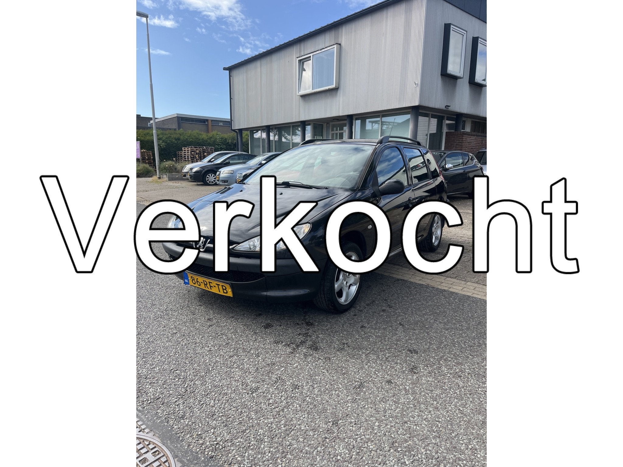 Peugeot 206 SW 1.4 Air-line Airco. Goed rijdende 206 met een, Auto's, Voorwielaandrijving, 4 cilinders, Zwart, Origineel Nederlands