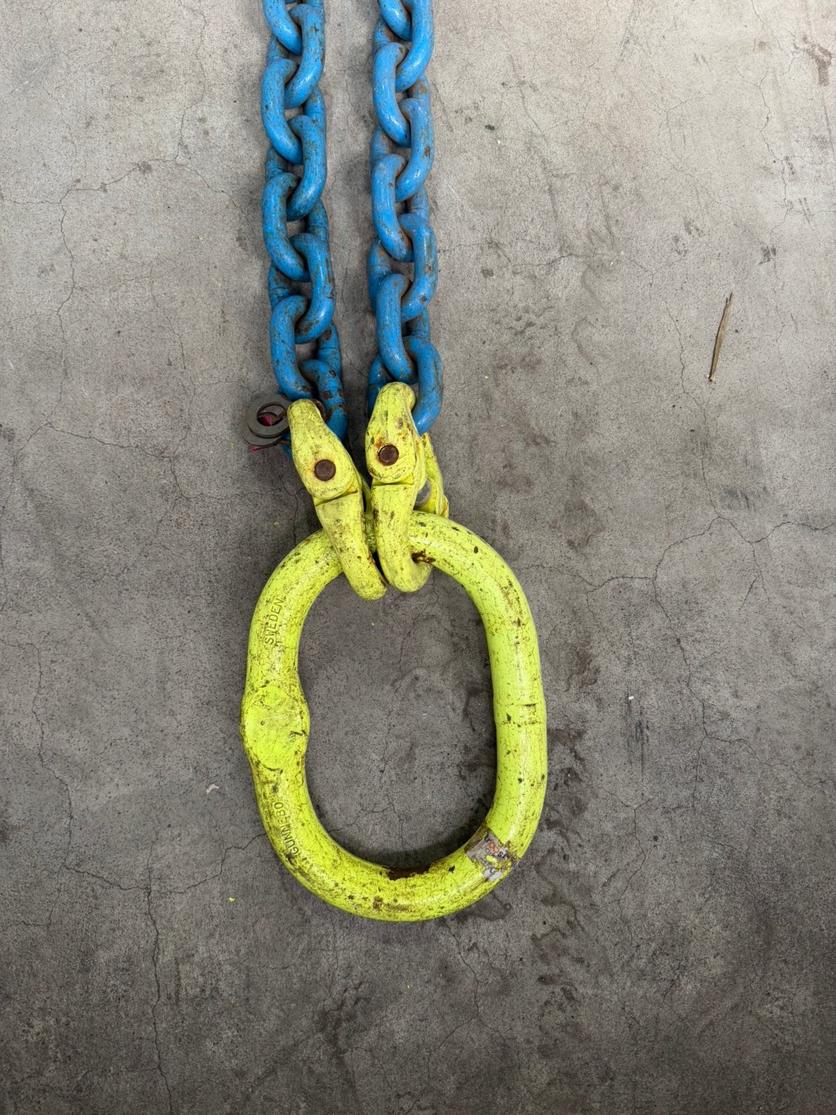 Gunnebo hijsketting,2 sprong ketting,rud,sleepketting, Ophalen, Zo goed als nieuw