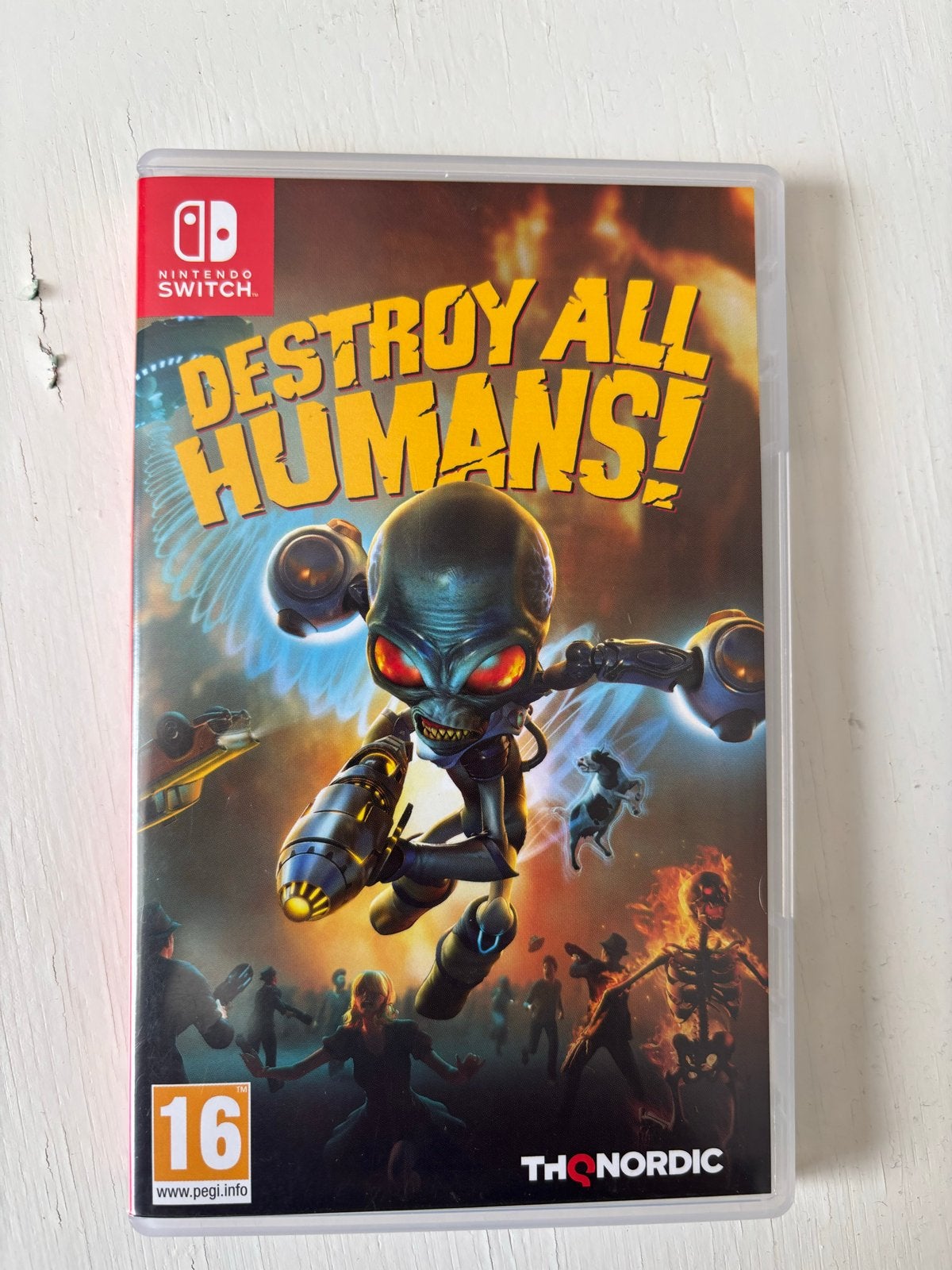Destroy All Humans! Nintendo Switch Game, 1 speler, Zo goed als nieuw, Vanaf 16 jaar, Ophalen