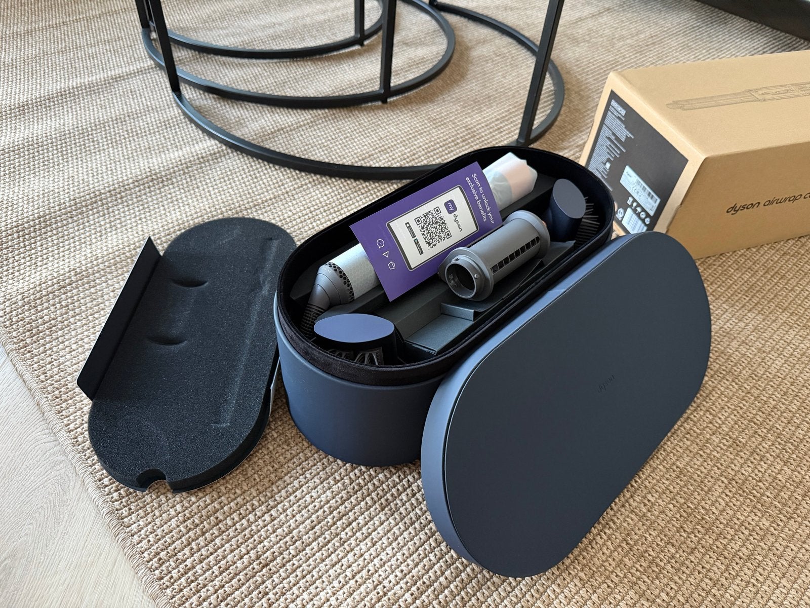 NEW Dyson Airwrap Complete Long multistyler blauw/Kope, Ophalen, Nieuw, Haarverzorging