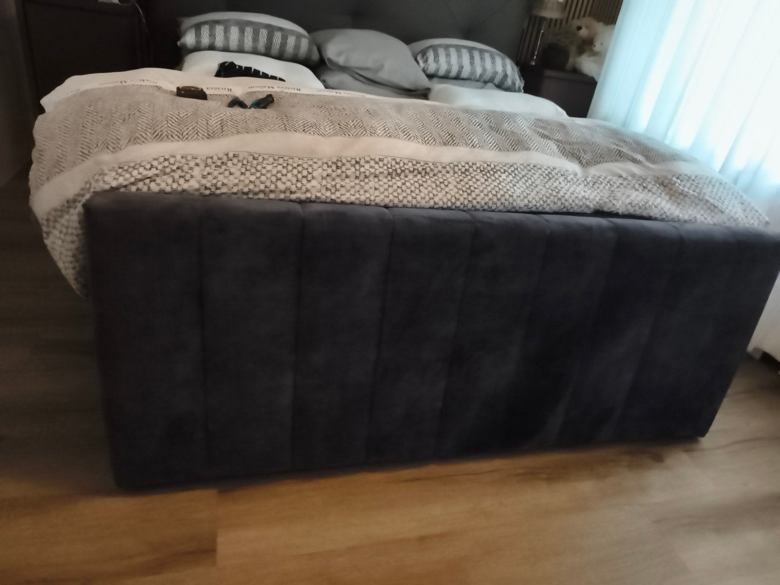 voeteneind, Ophalen, Tweepersoons, Zo goed als nieuw, 180 cm