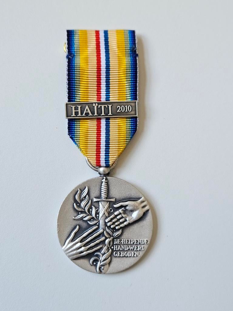 Rampenmedaille met gesp Haïti 2010 onderscheiding, Ophalen of Verzenden