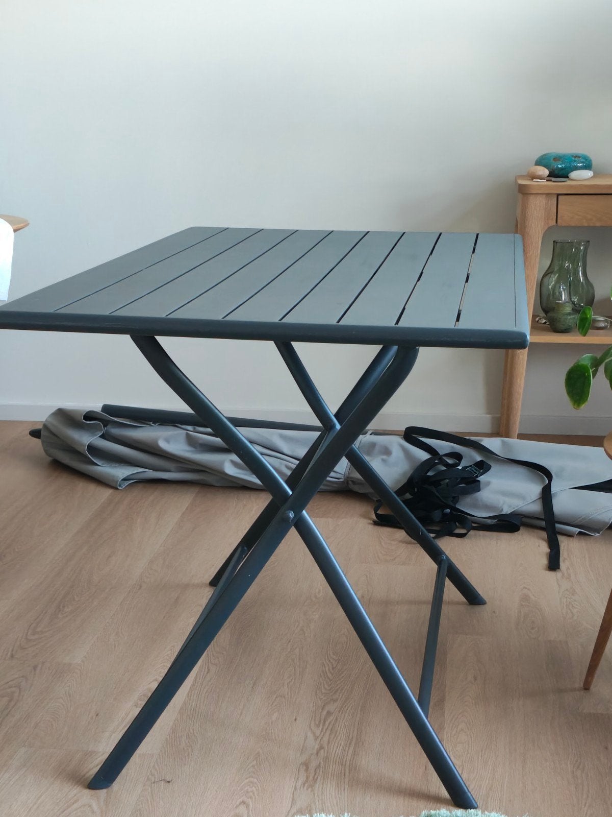 Emily inklapbare tuintafel 110x70 NIEUW Intratuin, Ophalen, Nieuw, Rechthoekig, Aluminium
