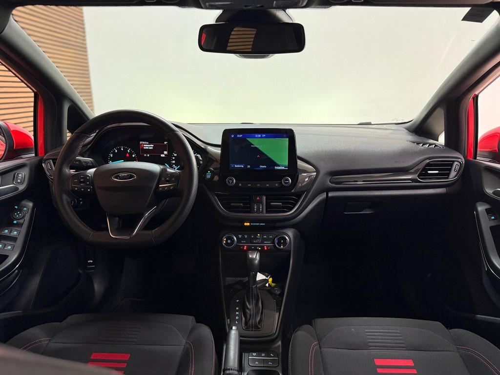 Ford Fiesta 1.0 EcoBoost Hybrid ST-Line Automaat | 17' inch, Gebruikt, Zwart, Lichtsensor, Bedrijf