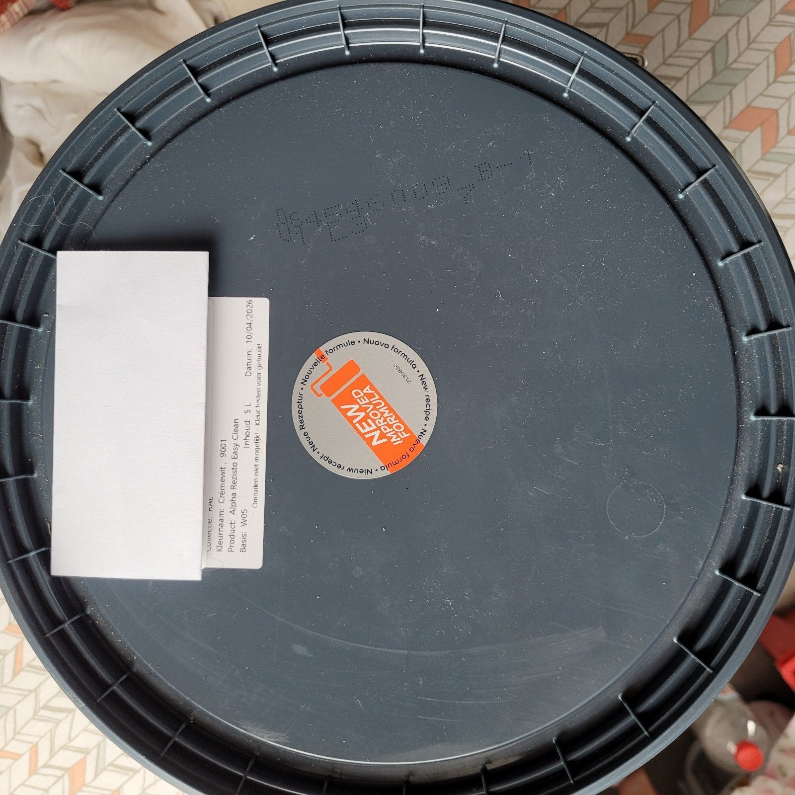 Nieuw 5 liter emmer Sikkens muurverf. Crèmewit  9001 !, 5 tot 10 liter, Wit, Nieuw, Ophalen of Verzenden