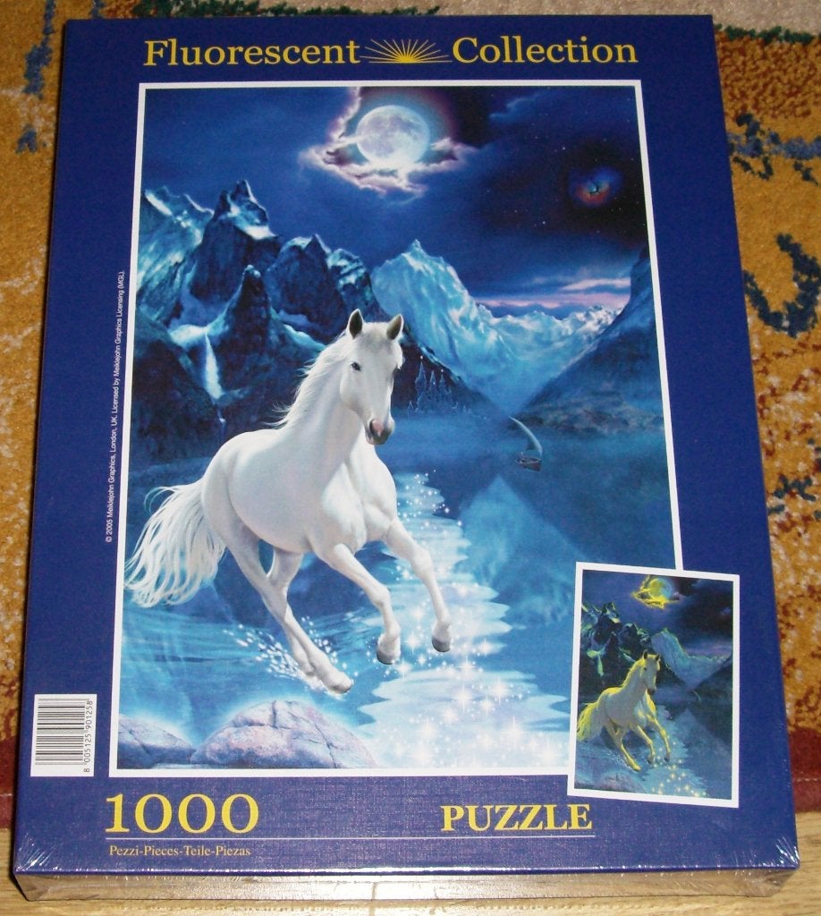 Legpuzzel – 1000 stukjes – The White Stallion – NIEUW, Ophalen of Verzenden, 500 t/m 1500 stukjes, Nieuw, Legpuzzel