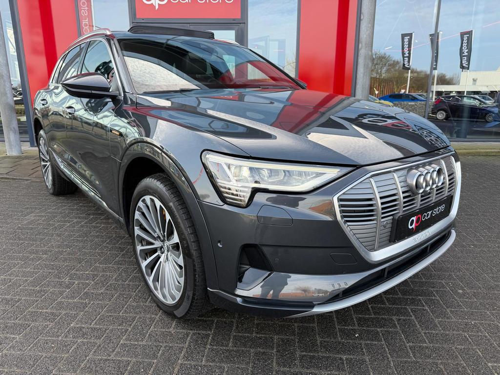 Audi E-tron E-tron 55 quattro advanced 95 kWh, Automaat, 131 €/maand, Zwart, 95 kWh