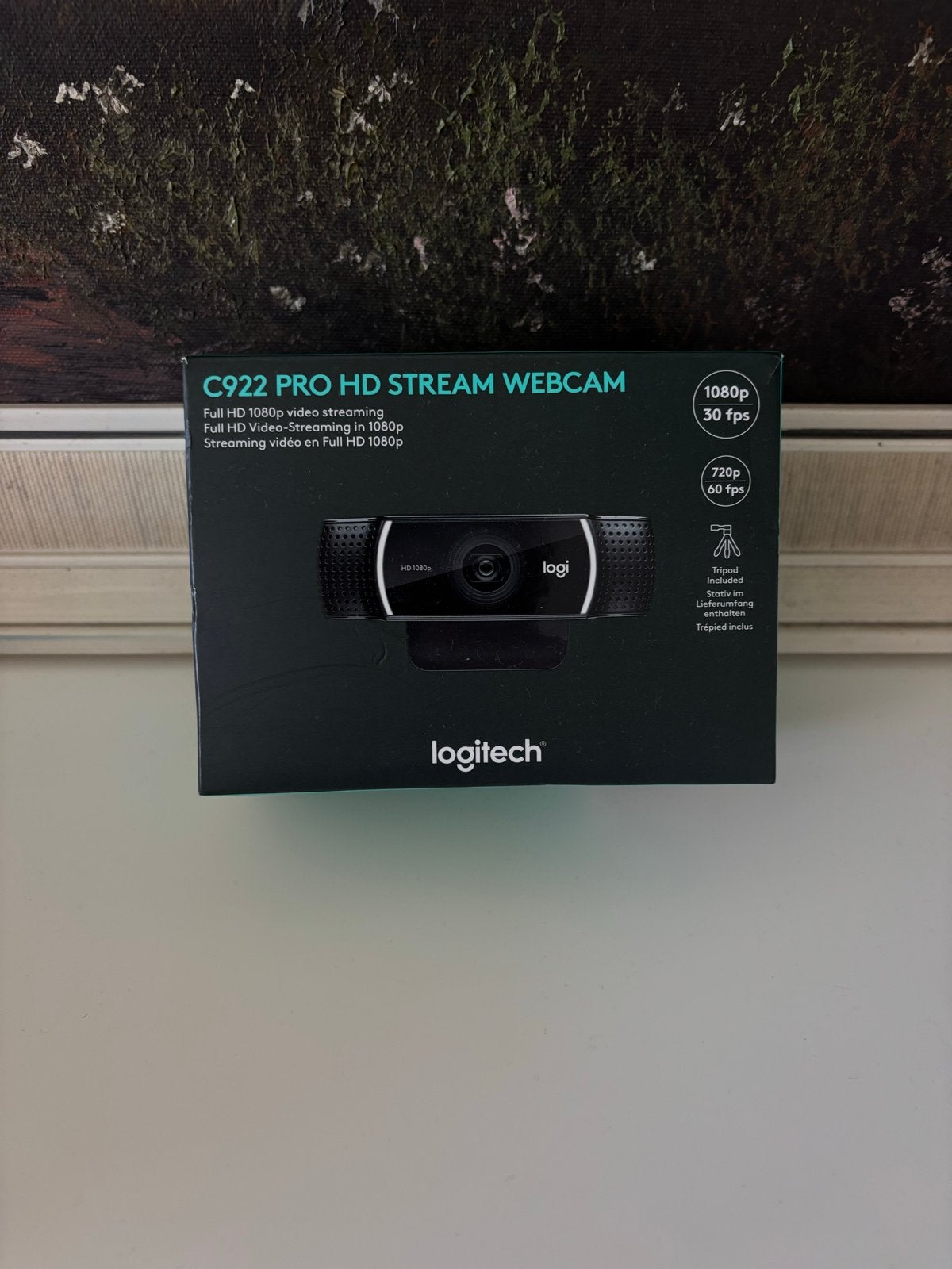 Logitech C922 Pro HD Stream Webcam - Nieuw in doos, Nieuw, Ophalen of Verzenden, Windows, Monitorclip