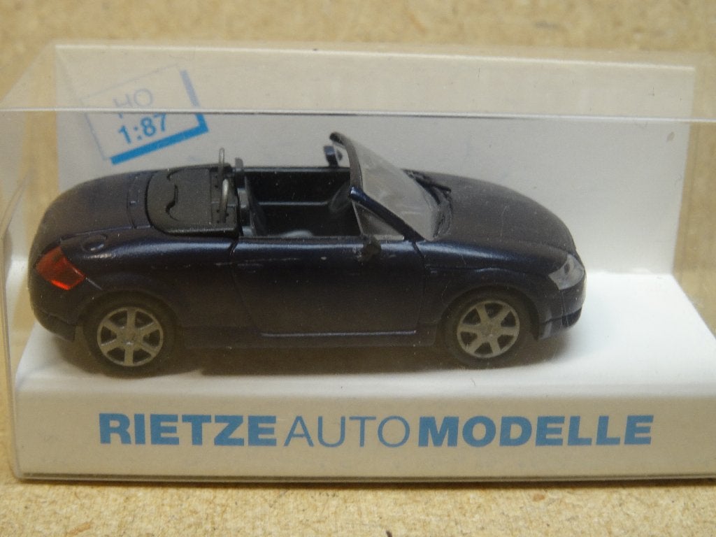 RIETZE 1/87, AUDI TT Roadster Cabrio, Blauw, OVP, Zie Foto`s, Ophalen of Verzenden, Zo goed als nieuw, Auto, Rietze