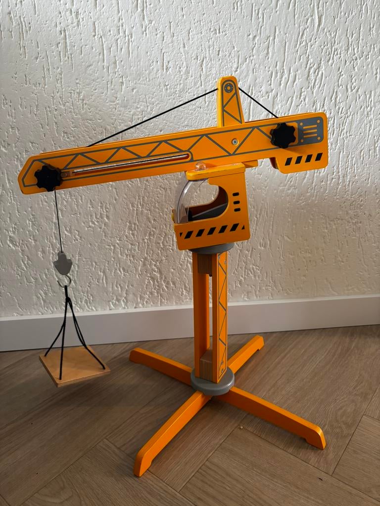 Haba houten speelgoed hijskraan, Ophalen, Zo goed als nieuw