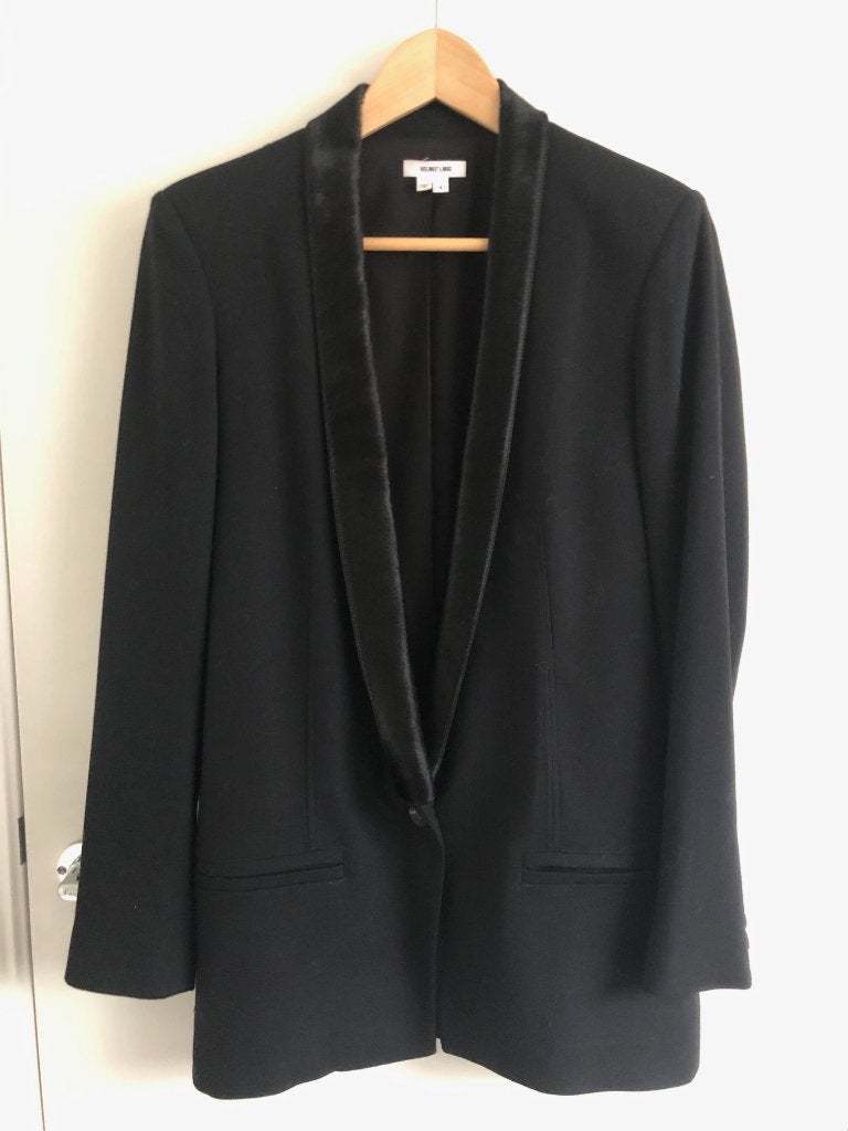 helmut lang noa smocking jacket blazer | 36, Kleding | Dames, Verzenden, Zwart, Nieuw, Jasje