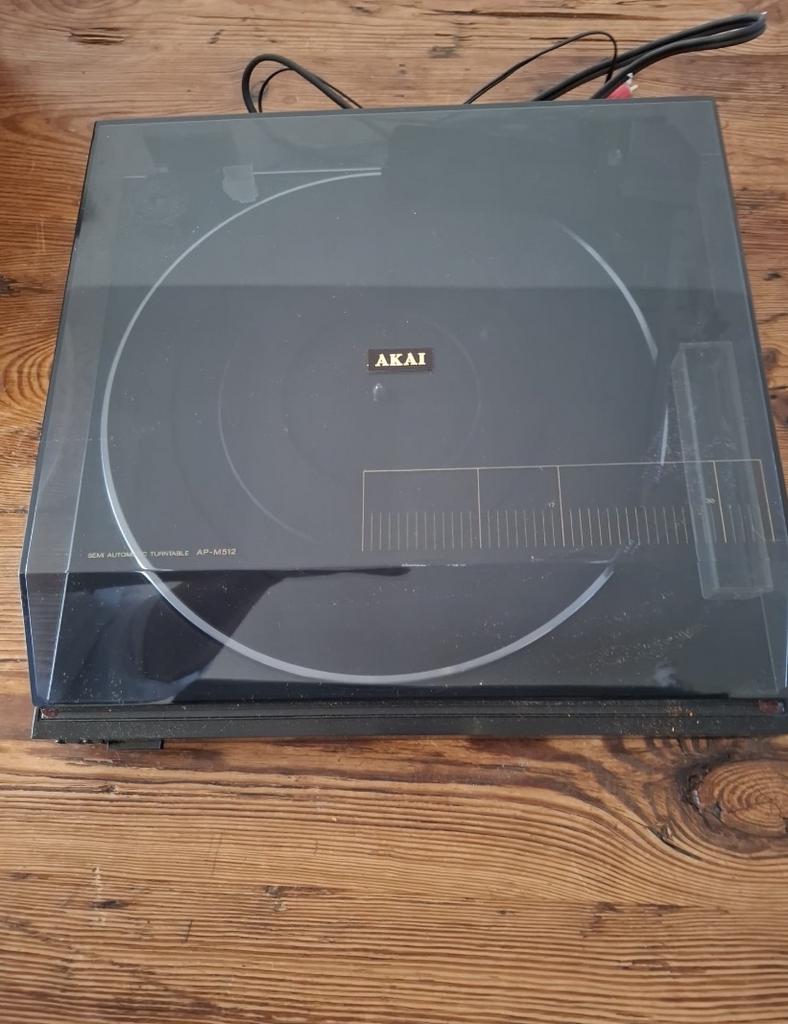 Akai AP-M512 Semi Automatische Platenspeler, Gebruikt, Automatisch, Ophalen of Verzenden, Platenspeler
