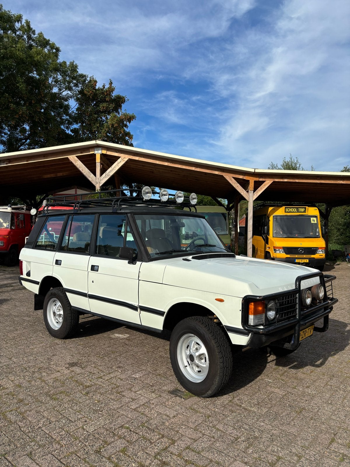 Range Rover classic 3.5 4WD 1982 Wit, Auto's, 8 cilinders, 4 stoelen, 1820 kg, Wit