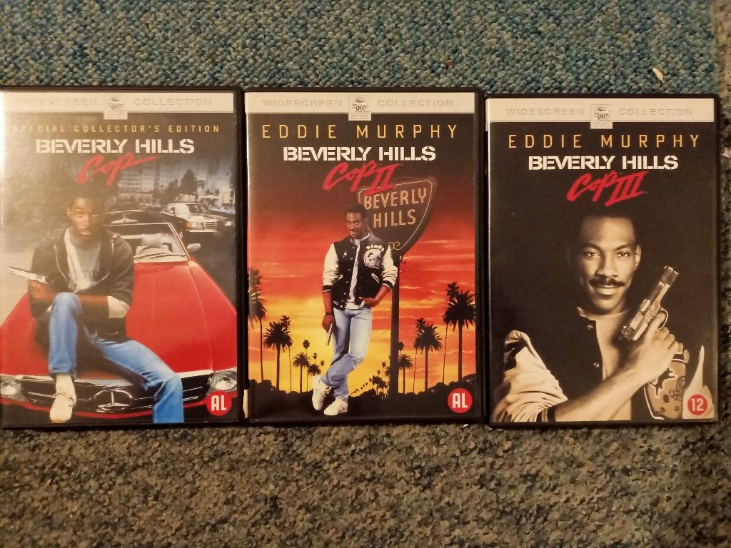 Beverly Hills Cop Gehele Serie 1,2,3 vanaf..., Actiekomedie, Nederlands, Ophalen of Verzenden, Zo goed als nieuw