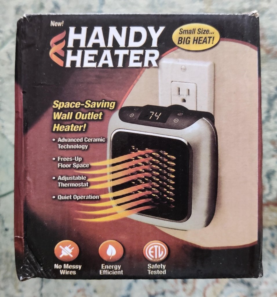 Handy Heater keramische kachel met afstandsbediening 5 stuks, Doe-het-zelf en Verbouw, Verwarming en Radiatoren, 500 tot 800 watt