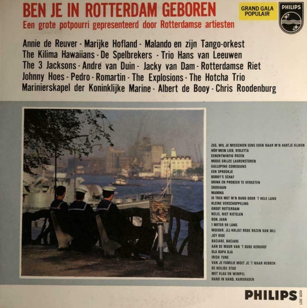 Ben je in Rotterdam geboren Een grote potpourri, Zo goed als nieuw, Pop, 12 inch, Fotohoes